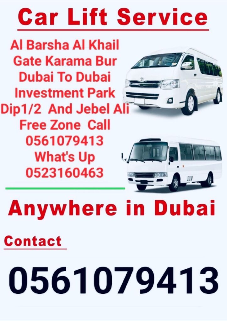 Carlift Service pick up drop in Dubai