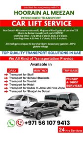 Car lift service dubai